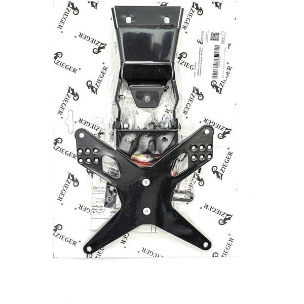 10010040 - Zieger License Plateholder Type E For Honda CRF300L 2021-2026 Rear
