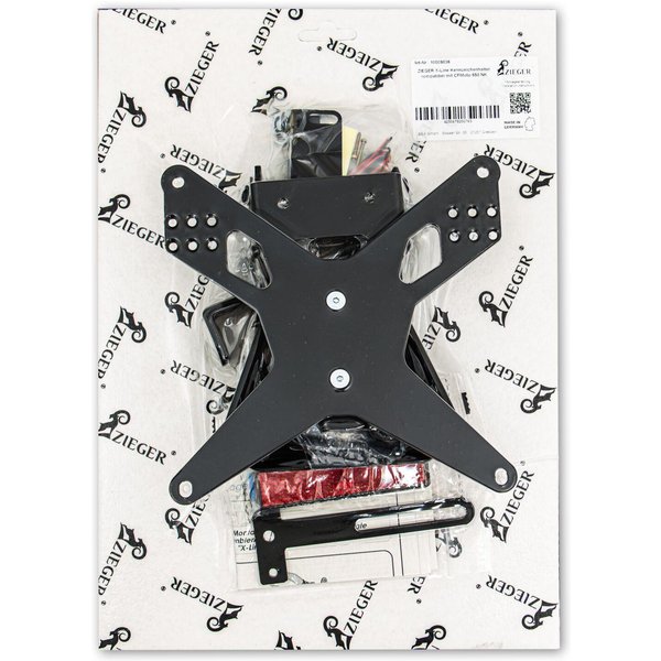 10009836 - Zieger License Plateholder Type E For CF Moto NK 650 ABS 2020-2024 Rear