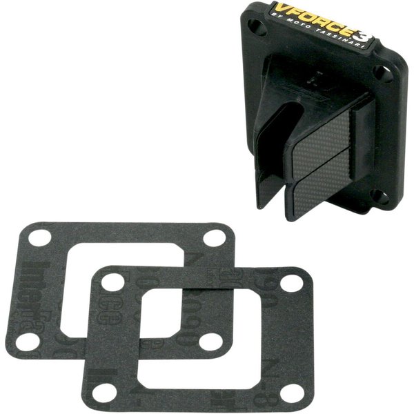 V364A - Moto Tassinari V-Force 3 Reed Valve Set For Kawasaki KX 60 A 1984-1985 - Black