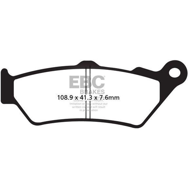 SFA209/2 - EBC SFA Series Organic Scooter Brake Pads For BMW C1 125 2000-2003 Front