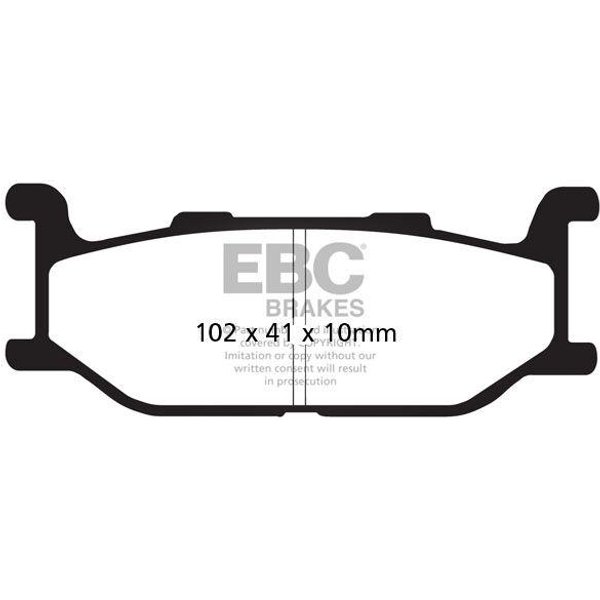 SFA179HH - EBC SFA-HH Series Sintered Scooter Brake Pads For Yamaha XP 500 T-Max 2001-2003 Front