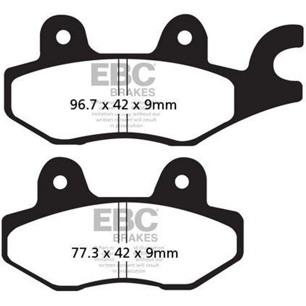 GPFAX197HH - EBC GPFAX Series Race Sintered Brake Pads For Kawasaki EX300 Ninja 2013-2016 Fit Front Or Rear