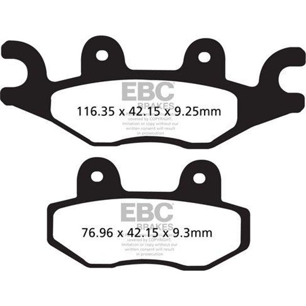 SFA484 - EBC SFA Series Organic Scooter Brake Pads For TGB X-Motion 125 EFI 2011-2013 Front