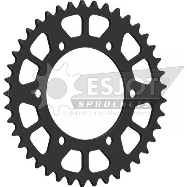 50-32242-41 - Esjot Standard 520 Sprocket For Triumph Bonneville 900 T100 ABS 2017-2023 Rear Black 41T