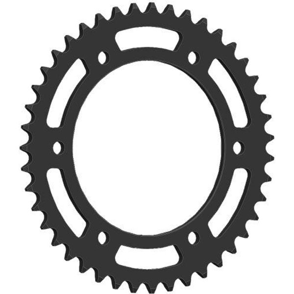 50-32215-43 - Esjot Standard 520 Sprocket For Zontes 350 GK ABS 2022-2023 Rear Black 43T