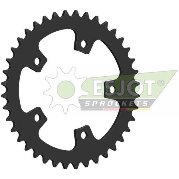 50-32188-40 - Esjot Standard 520 Sprocket For Royal Enfield Super Meteor 650 ABS 2024-2025 Rear Black