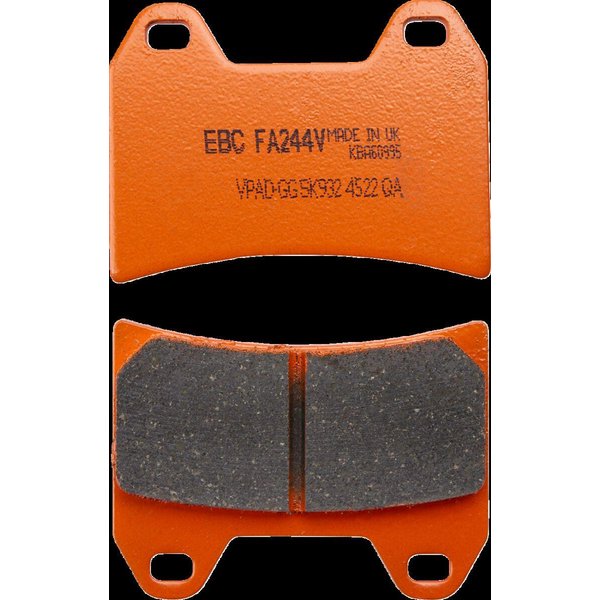 FA244V - EBC Semi-Sintered V Brake Pads For KTM Adventure 1050 ABS 2015-2018 Front