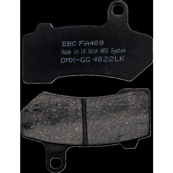 FA409 - EBC Organic Brake Pads For Harley Davidson FLHR 1584 2008 Road King Fit Front Or Rear
