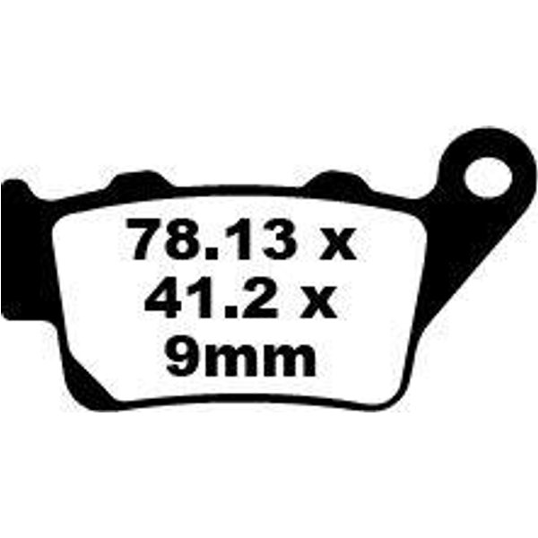 FA213 - EBC FA Series Organic Brake Pads For KTM Adventure 390 ABS 2020-2021 Rear
