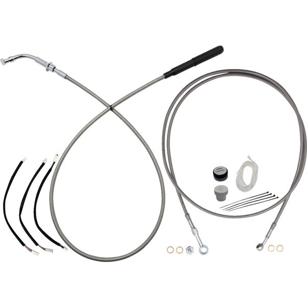 249010-C - Fat Baggers Inc. EZ Install Kit For Harley Davidson FLHLT 1923 ABS 2026 25.5cm (10") - Silver