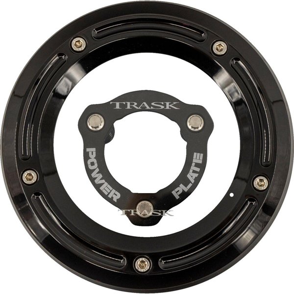 TM-0051-BK-BK - Trask Derby Cover & Power Plate Kit For Harley Davidson FLH 1868 ABS 2021 - Black