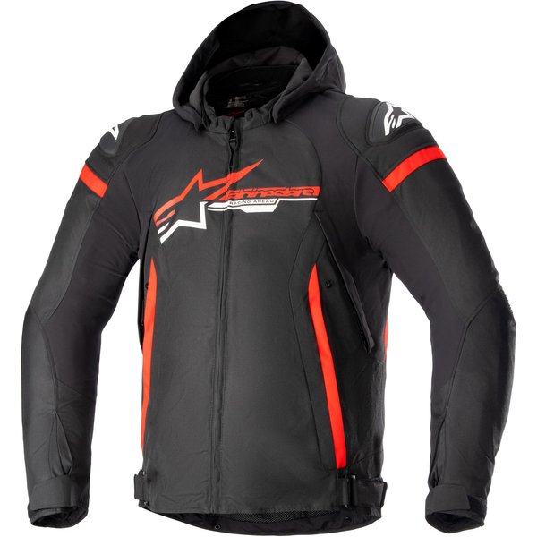 Alpinestars Zaca WP Jacket Black Bright Red White