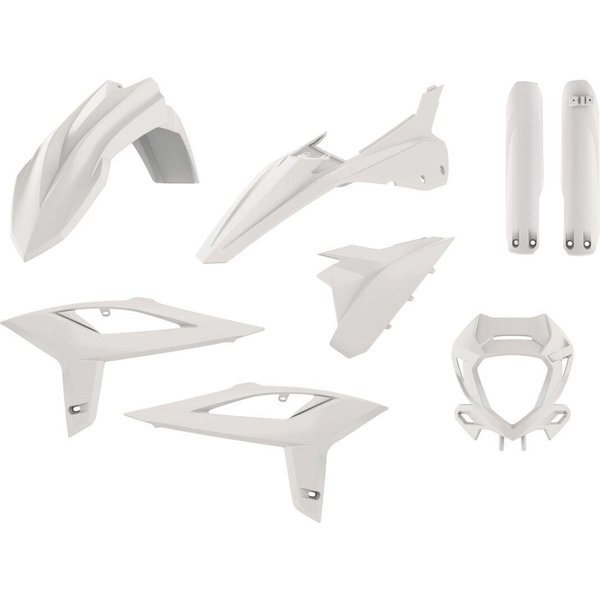 90929 - Polisport Full Plastics Kit For Beta RR 125 2020-2022 - White