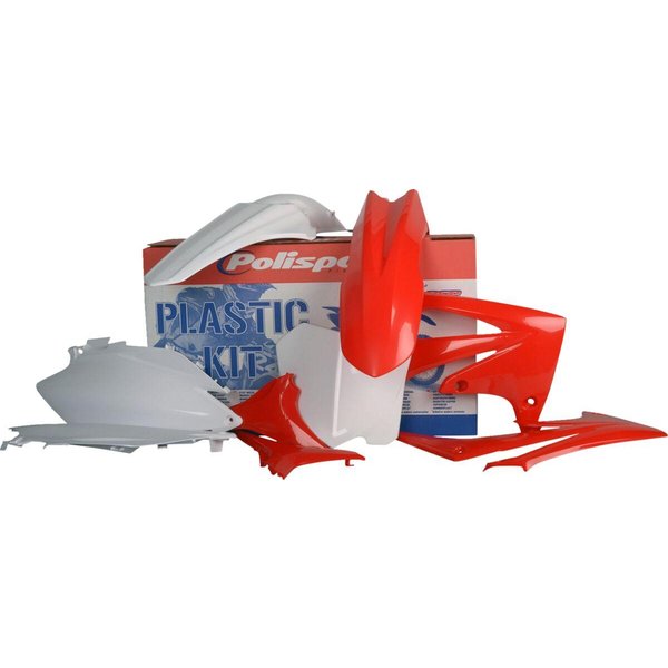 91528 - Polisport Plastics Kit For Honda CRF250R 2011-2013 - OEM/Red/White