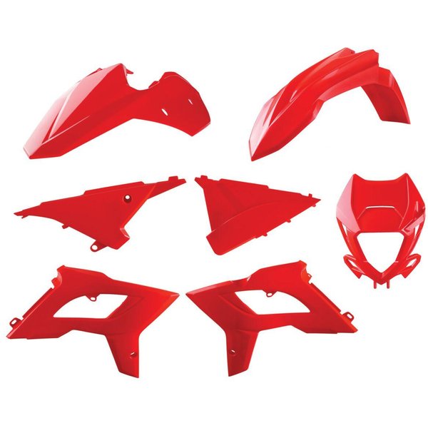 91085 - Polisport Restyle Plastics Kit For Beta RR 125 2013-2017 - Red