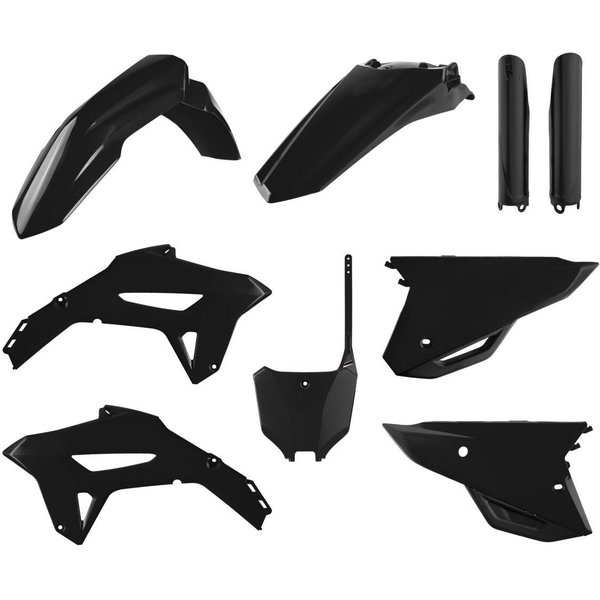 91056 - Polisport Full Plastics Kit For Honda CRF250R 2022-2024 - Black
