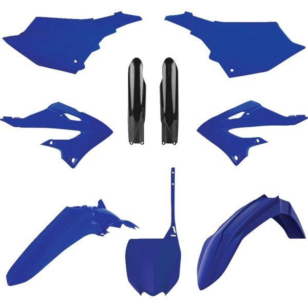 91127 - Polisport Plastics Kit For Yamaha YZ125 2022-2026 - Blue/YZ Blue