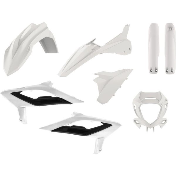 91316 - Polisport Full Plastics Kit For Beta RR 125 2023-2024 - White