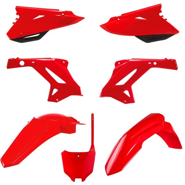 91309 - Polisport Restyle Plastics Kit For Honda CR125 2002-2007 - Red