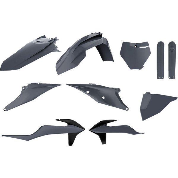 90814 - Polisport Plastics Kit For KTM SX125 2019-2022 - Grey