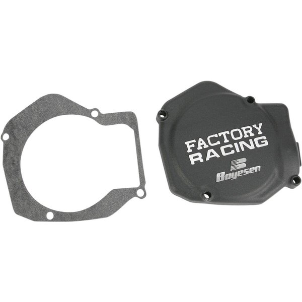 SC-01AB - Boyesen Factory Ignition Cover For Honda CR125 1988-2007 - Black