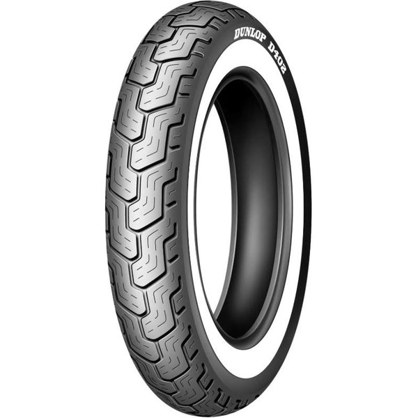 641651 - Dunlop D402 Rear Whitewall Tyre MT90 B16"