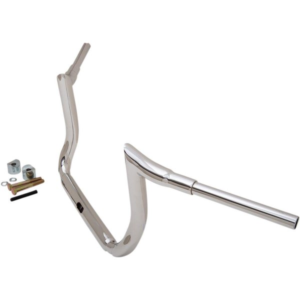 LA-7355-10 - LA Choppers 1-1/2" Grande Prime Ape Hanger Handlebar For Harley Davidson FLHC 1979 25.5 cm (10") - Chrome