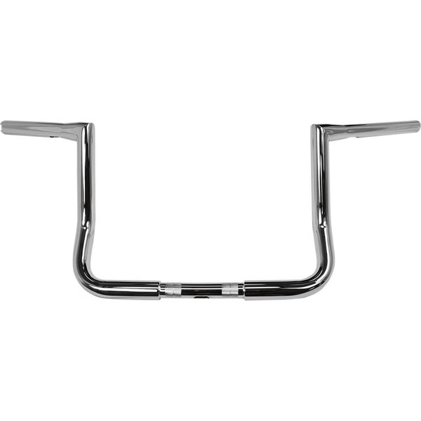 LA-7361-10 - LA Choppers 1-1/4" Twin Peaks Touring Handlebar For Harley Davidson FLHT 1340 1996-1998 25.5 cm (10") - Chrome