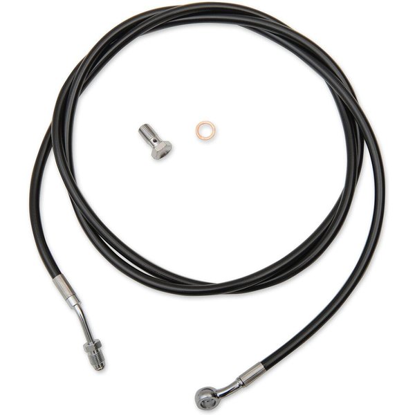 LA-8054C13B - LA Choppers Clutch Cable For Harley Davidson FLHR 1750 2017-2019 12" - 14" - Black