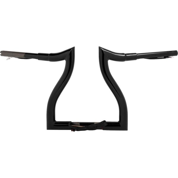 LA-7316-12BW - LA Choppers Pre-Wired Hammerhead Handlebar For Harley Davidson FLTRK 1868 ABS 2020-2022 31 cm (12-1/4") - Black