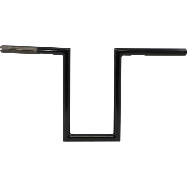 LA-7380-12B - LA Choppers Narrow-Z Old School Handlebar For Harley Davidson E 1000 1936-1952 30.5 cm (12") - Black