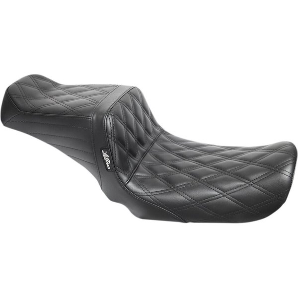 LK-581DD - LE Pera Tailwhip Seat For Harley Davidson FLD 1690 2012-2013 Double Diamond - Black