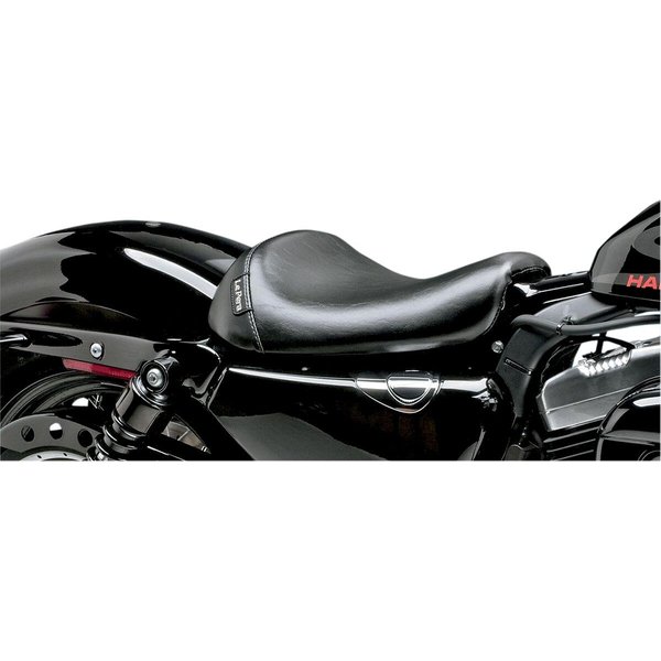 LK-006 - LE Pera Bare Bones Solo Seat For Harley Davidson XL1200C 2004-2019 Smooth - Black