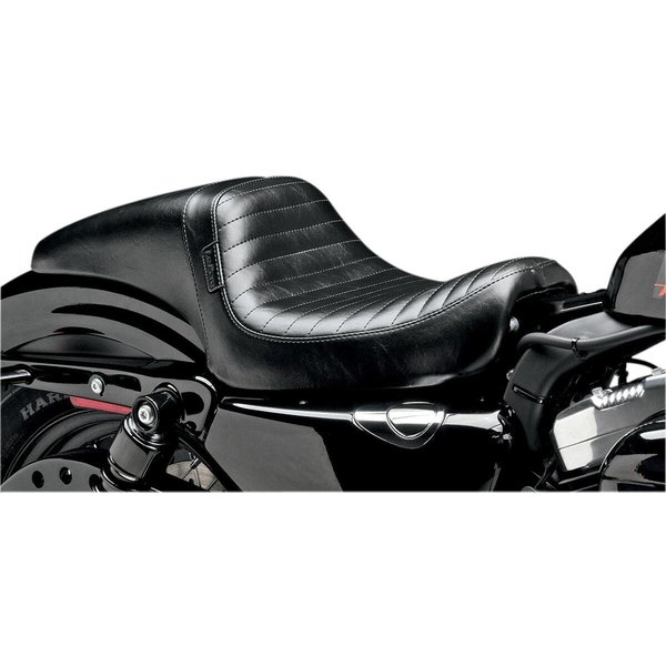 LK-542PT - LE Pera Daytona Seat For Harley Davidson XL1200C 2004-2020 Pleated - Black