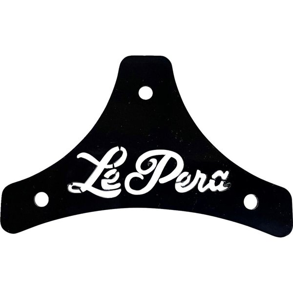 H-SB SCROLL - LE Pera Dead End Sissy Bar Plate For Harley Davidson FLDE 1750 ABS 2018-2020 Scroll - Black