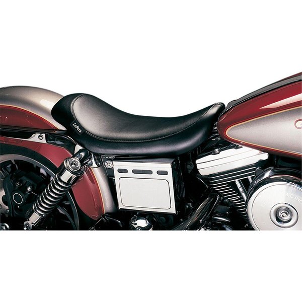 LN-853 - LE Pera Silhouette Solo Seat For Harley Davidson FXDWG 1340 1996-1998 Smooth - Black