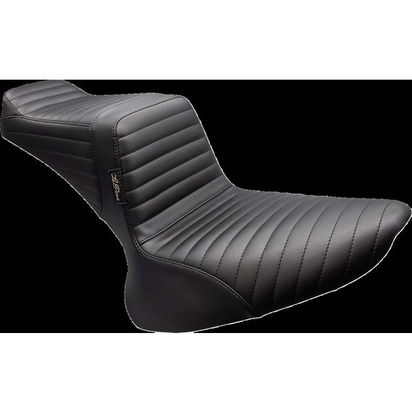 LX-580PT - LE Pera Tailwhip Seat For Harley Davidson FLS 1690 2012-2017 Pleated - Black