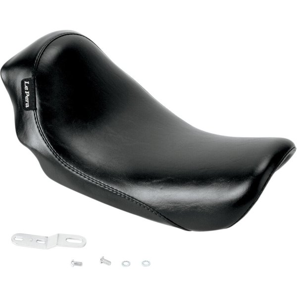 LK-851 - LE Pera Silhouette Solo Seat For Harley Davidson FLD 1690 2012-2013 Smooth - Black