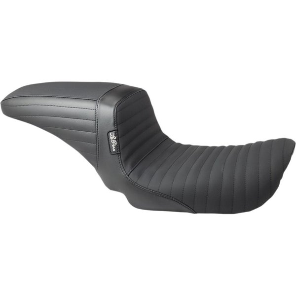 LF-591PTGP - LE Pera Kickflip Seat For Harley Davidson FXD 1450 2004-2005 Pleated w/Gripp Tape - Black