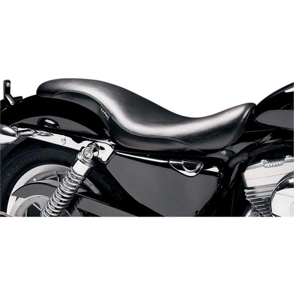 LF-896 - LE Pera King Cobra 2 Up Seat For Harley Davidson XL1200C 2004-2020 Plain - Black