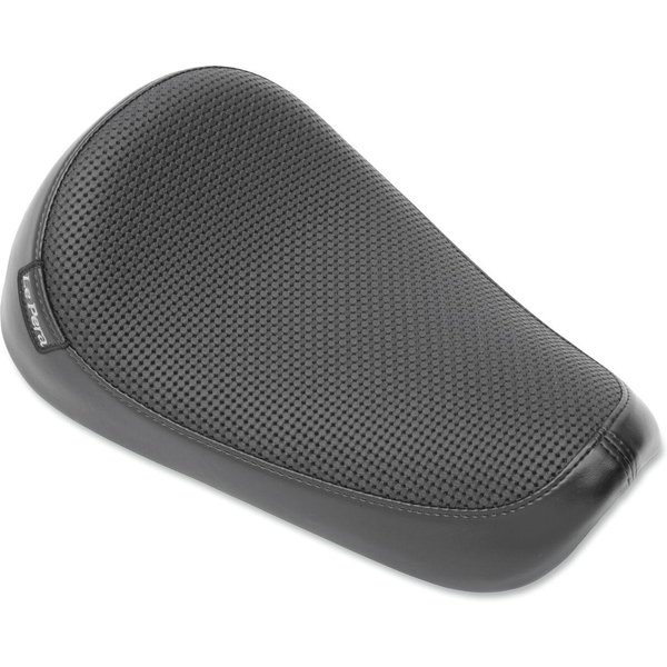 L-876 - LE Pera Silhouette Solo Seat For Harley Davidson XL1200C 1996-2003 Basketweave - Black