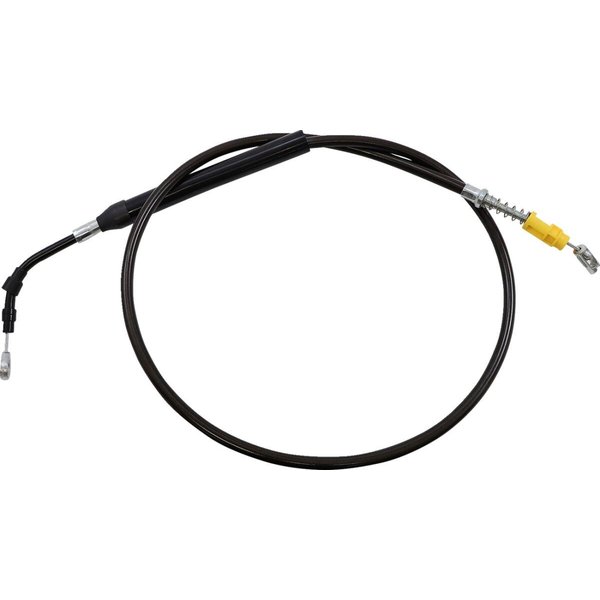 LA-8058C16M - LA Choppers Midnight Braided Clutch Cable For Harley Davidson FLHR 1750 ABS 2021-2022 15" - 17" - Black