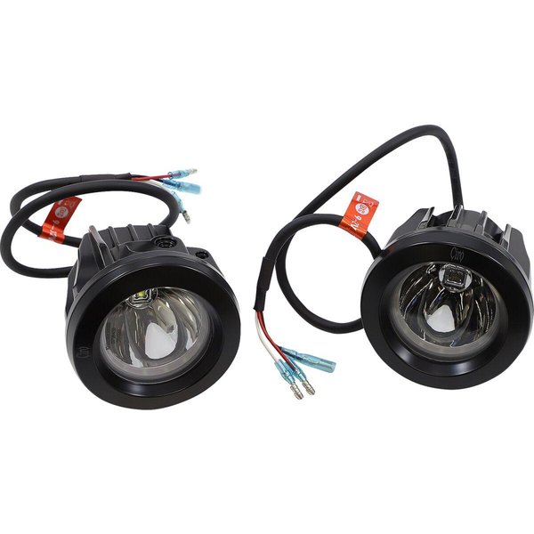 45009 - Ciro TAC-10 Light Cannons For Harley Davidson FLH 1868 ABS 2021 Black Clear