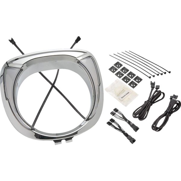 46205 - Ciro Headlight Bezel For Indian Chieftan 108 ABS 2025-2026 Chrome Clear
