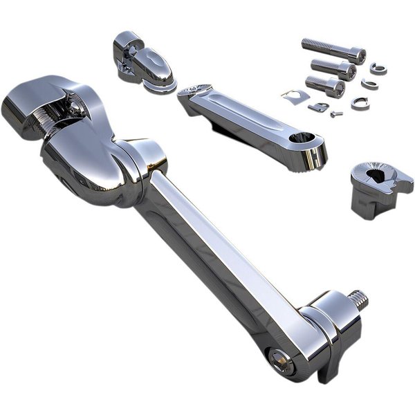 60200 - Ciro Passenger Peg Mounts For Harley Davidson FLH 1868 ABS 2021 Rear - Chrome