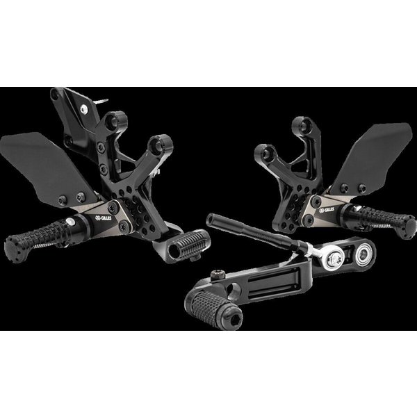 AS31GT3-S13-B - Gilles Adjustable Rearset For Suzuki GSX-8S 800 ABS 2023-2024 - Black