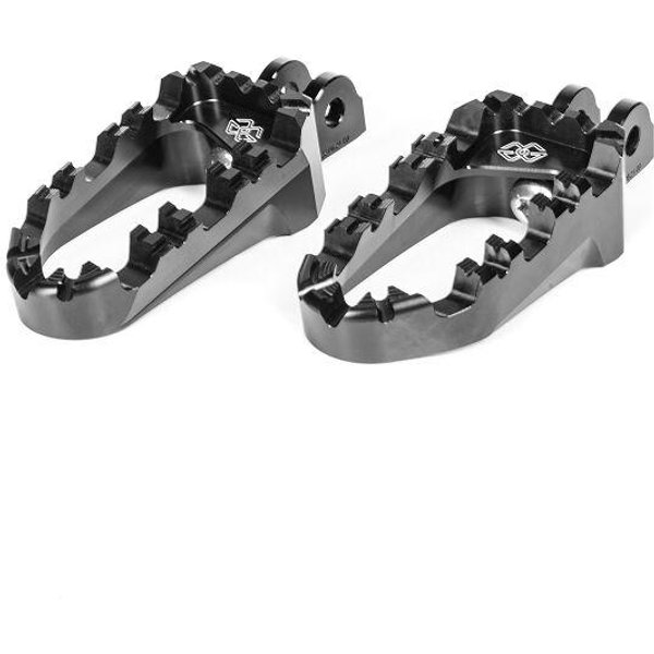RGK-109-UF34-SET-B - Gilles Pro-X Enduro Foot Peg For Aprilia Tuareg 660 ABS 2022-2024 - Black