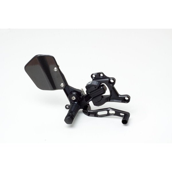 VCR-D01 - Gilles VCR38GT Adjustable Rearset For Ducati 1098 2007-2008 - Black