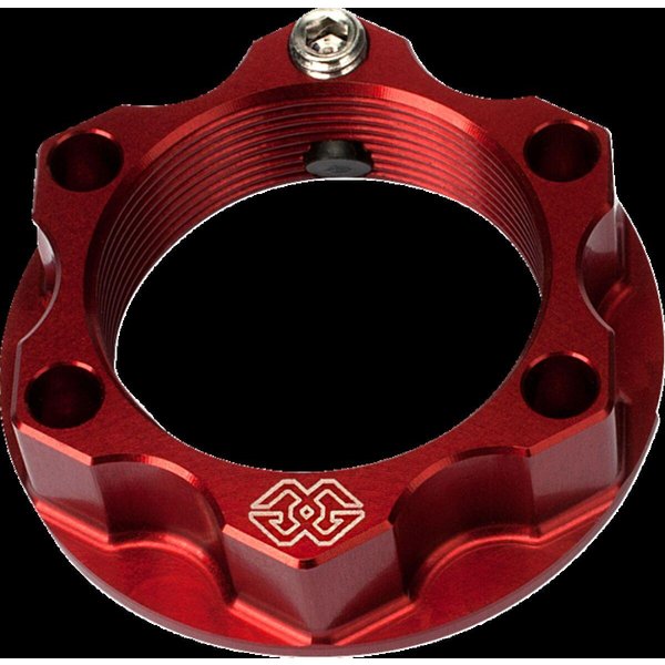 ACMA-28-10-R - Gilles Top Yoke Nut For Indian FTR 1200 ABS 2019-2020 - Red