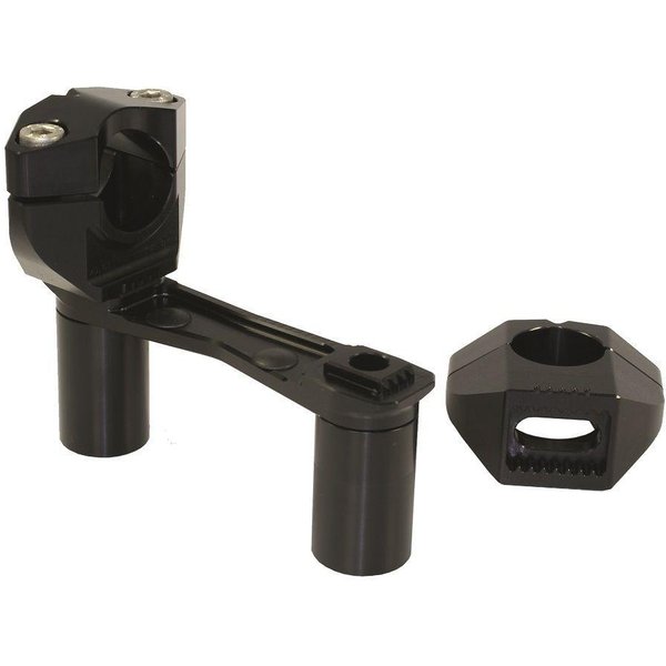 2DGT-18-B - Gilles 2D.GT Handlebar Risers For Moto Guzzi V100 1050 Mandello ABS 2022-2024 - Black